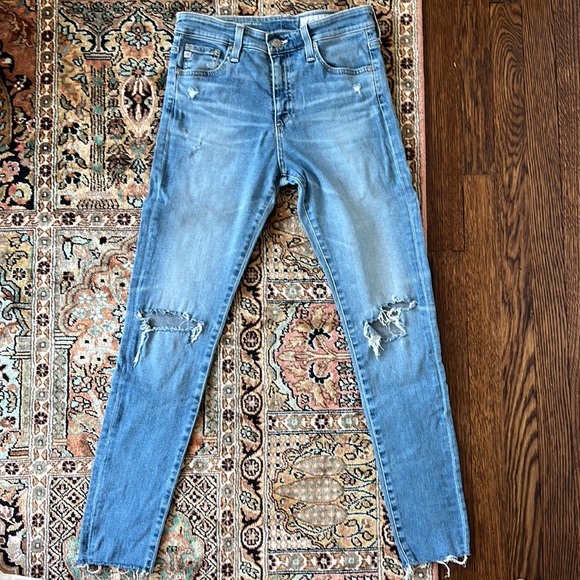 AG Jeans Farrah Skinny Ankle Jeans, Size 27, Free Form - Picture 3 of 12